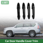 Car Door Handle Cover Trim for Honda Fit Jazz GK5 GP5 2014-2018 Black
