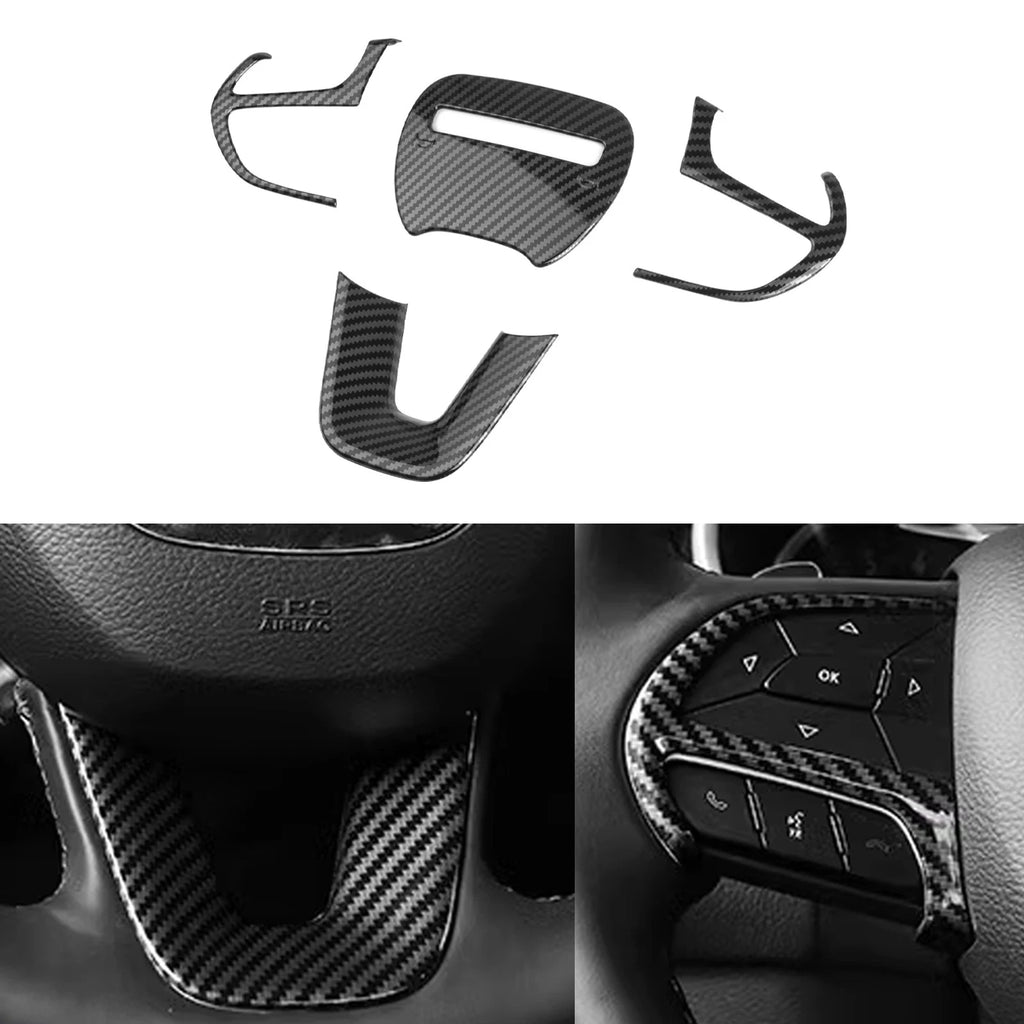 Carbon Fiber Pattern Driver Side Control Cover for Dodge Challenger Charger (2015–2023)