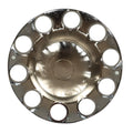 Set of 4 Chrome Rear Wheel Axle Hub Cover Kit for ABS Semi (33mm)