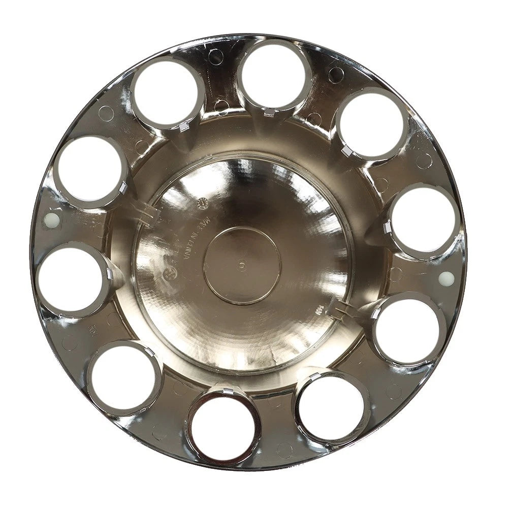 Set of 4 Chrome Rear Wheel Axle Hub Cover Kit for ABS Semi (33mm)