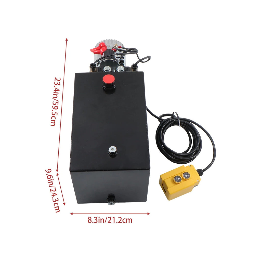 15 Quart Hydraulic Pump for Dump Trailer (DC 12V)