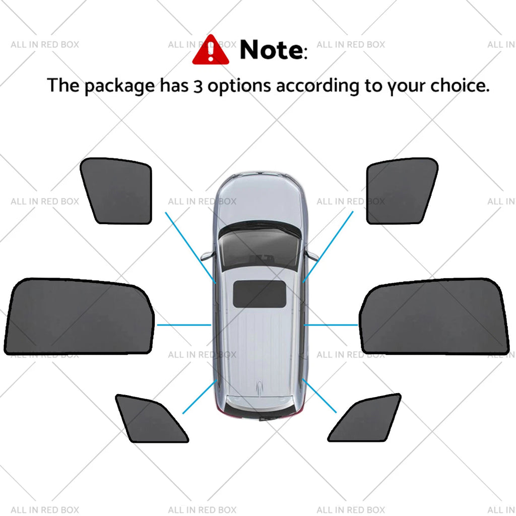 Magnetic Mesh Sun Blind Shades for Audi Q7 SQ7 (2015–2025)