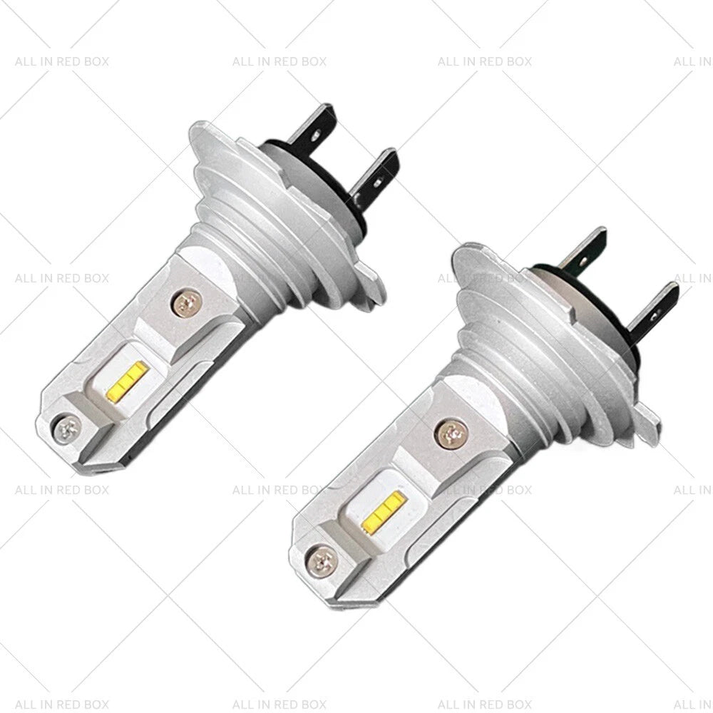 2X H7 LED Headlight Bulbs Conversion Kit (6500K White)