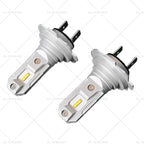 2X H7 LED Headlight Bulbs Conversion Kit (6500K White)