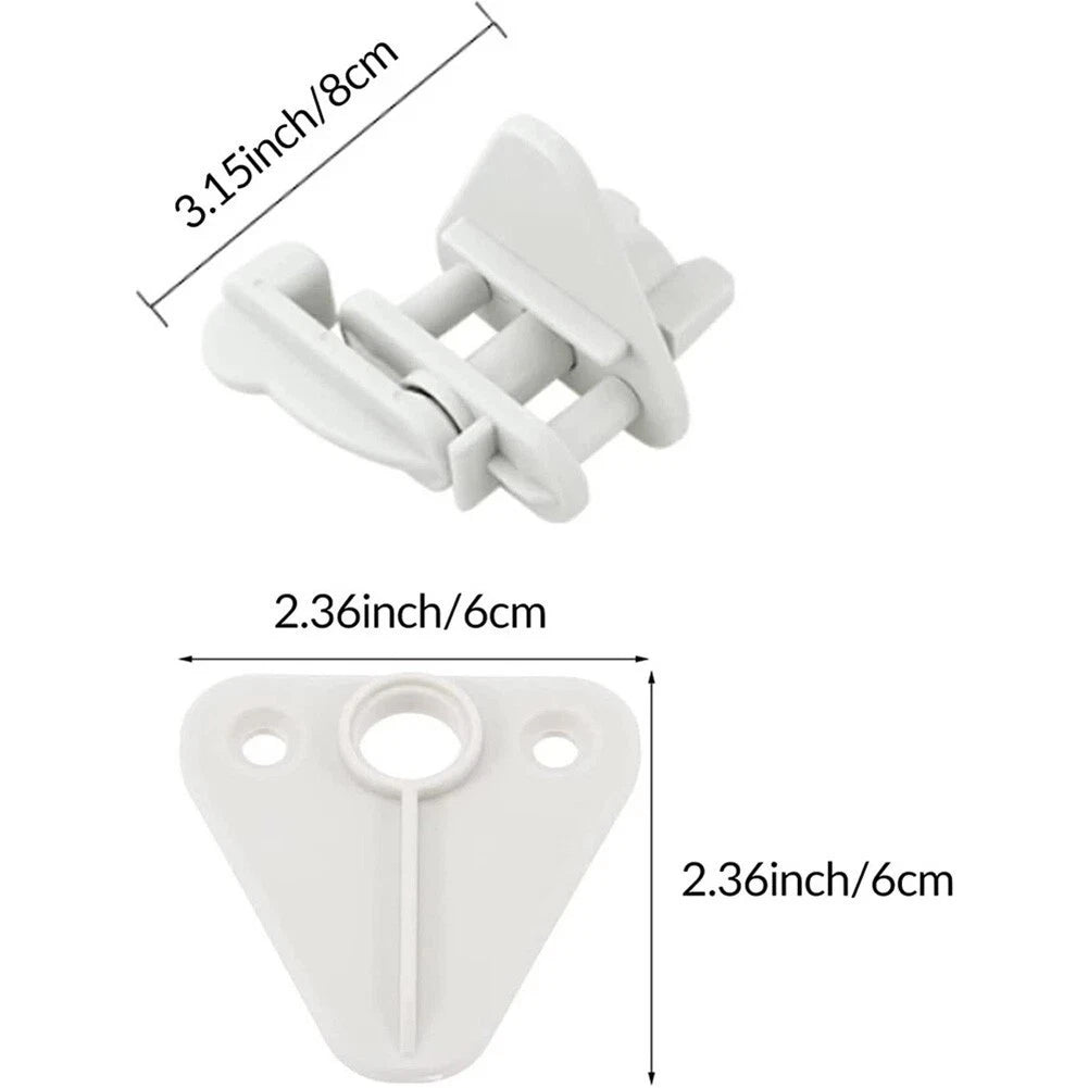 Pontoon Gate Latch for Boat Door (Fits 11-25 Inch Square Frame)