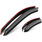 Set of 4 Window Visors for Hyundai Sonata (2006–2010) Carbon Fiber Style