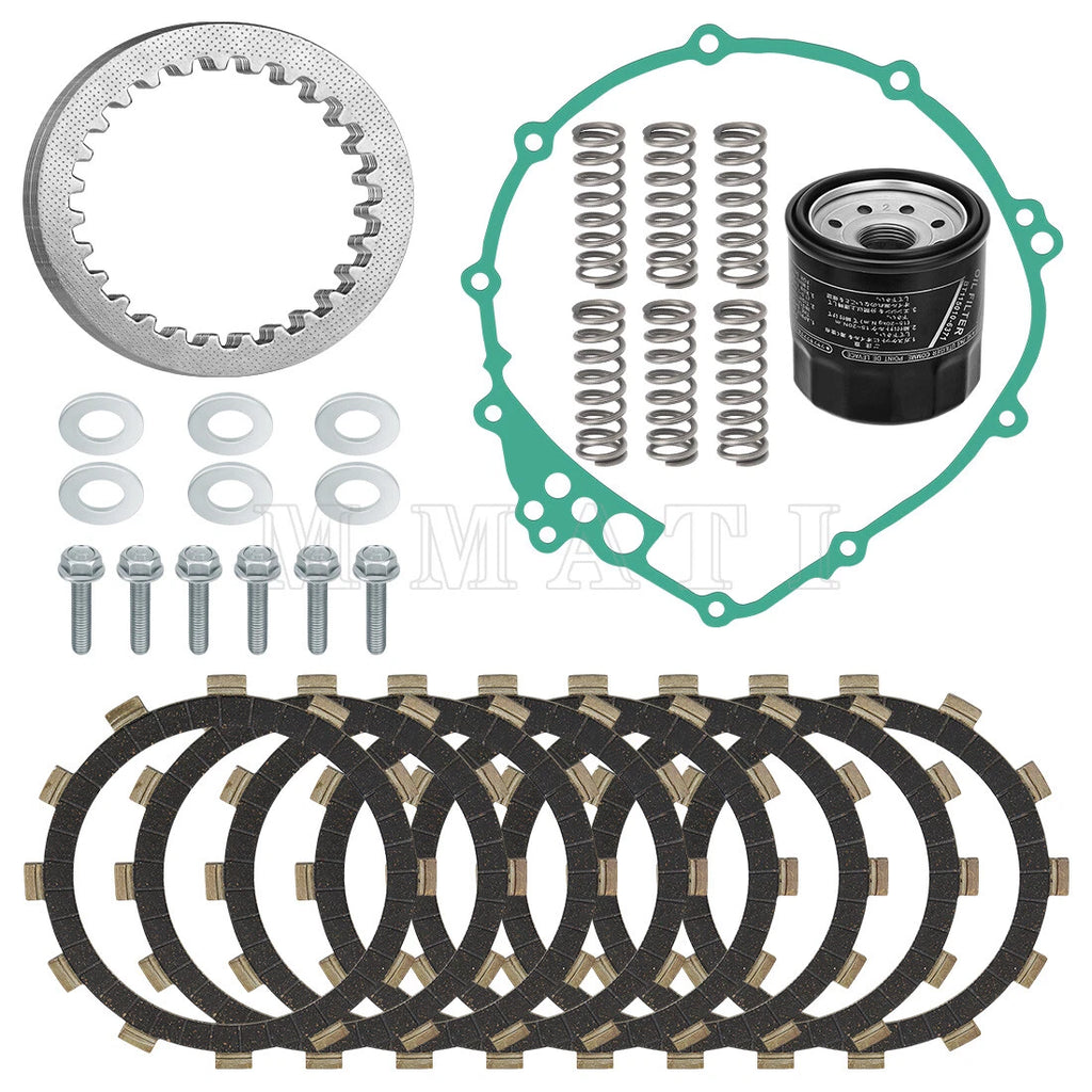 Clutch Friction Plates Gasket Kit for Yamaha R6 R6S YZF-R6 YZF-R6S FZ6 (2003–2009)