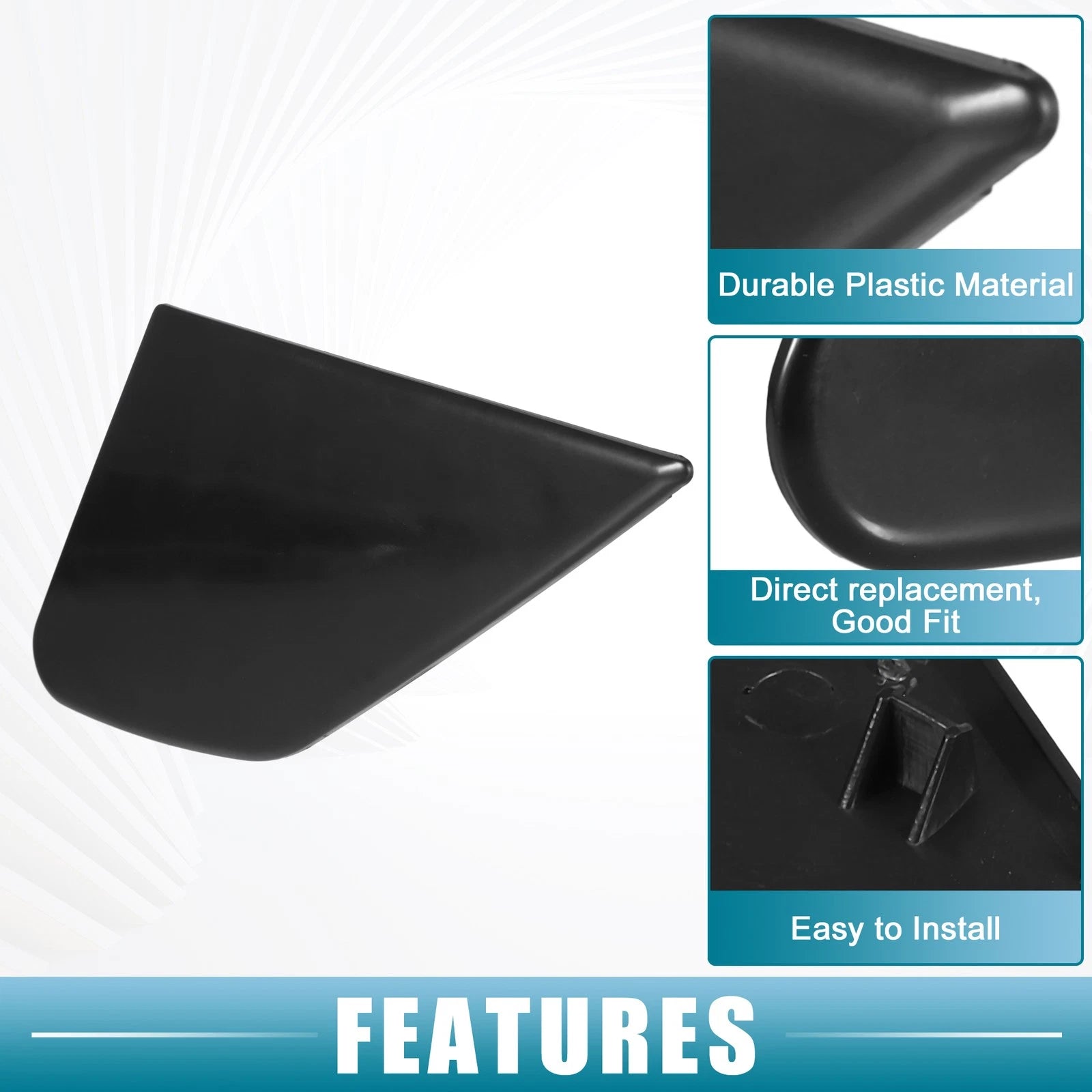 Right Door Mirror Corner Fender Triangle Cover for Honda Fit (2007–2014) No.75490-TF0-Y01