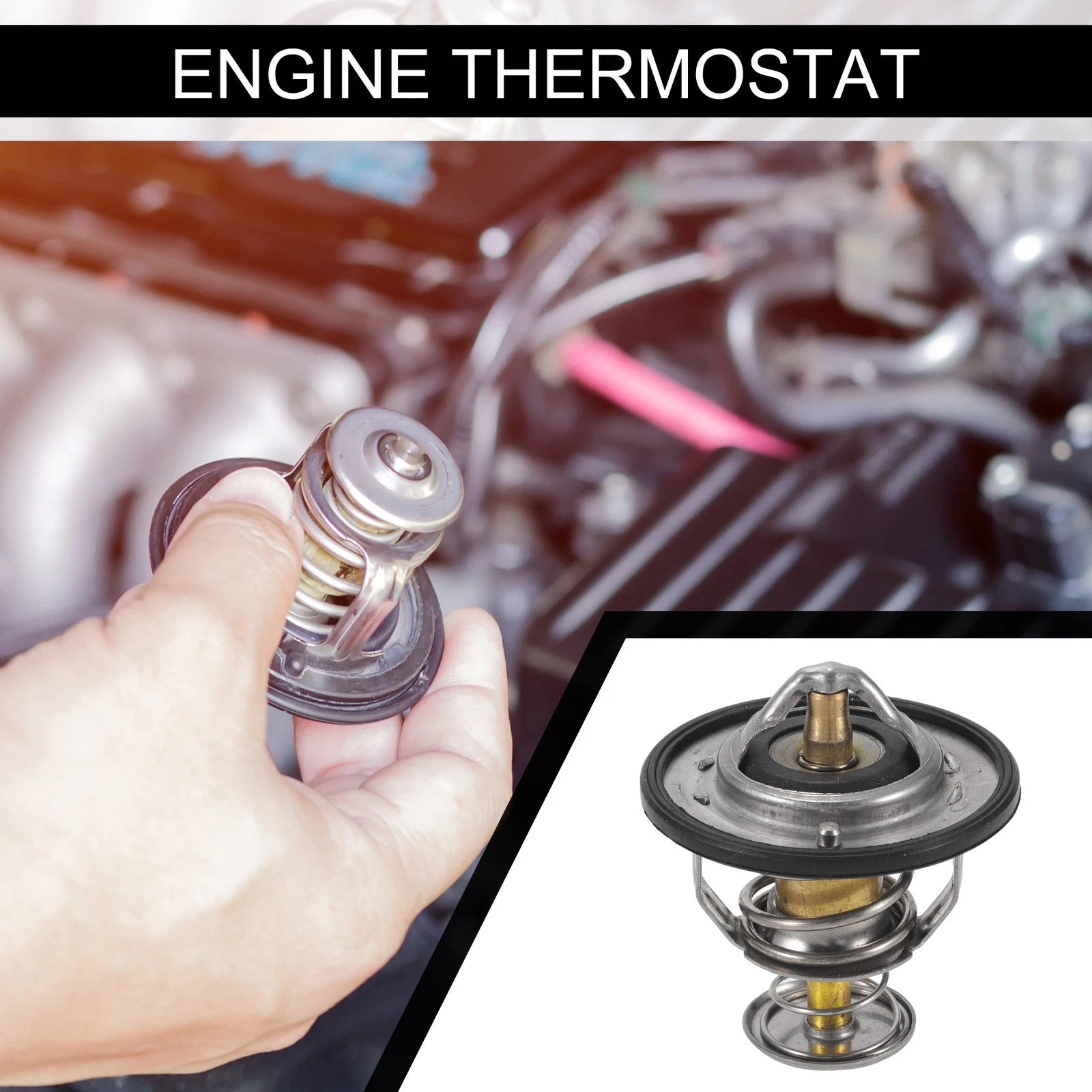 Engine Coolant Thermostat for Toyota Camry 2.5L 3.5L (1988–2019) No. 1608167380