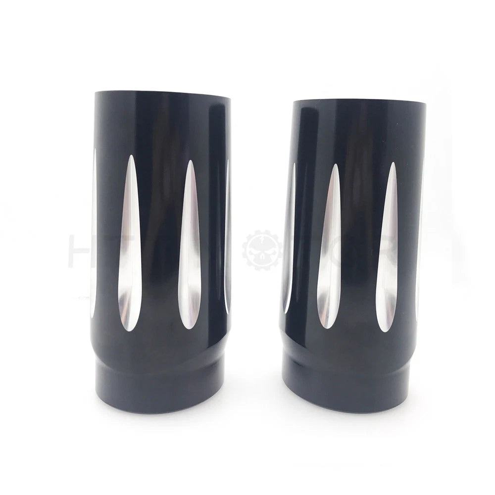 Fork Boot Slider Cover Cow Bell for Harley (1986–2013)