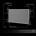 Replacement Radiator for Chrysler Imperial New Yorker Dynasty (1991–1993) DPI 1109