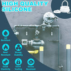 1228 Pieces Silicone O Rings Kit 32 Sizes for Vehicle Maintenance