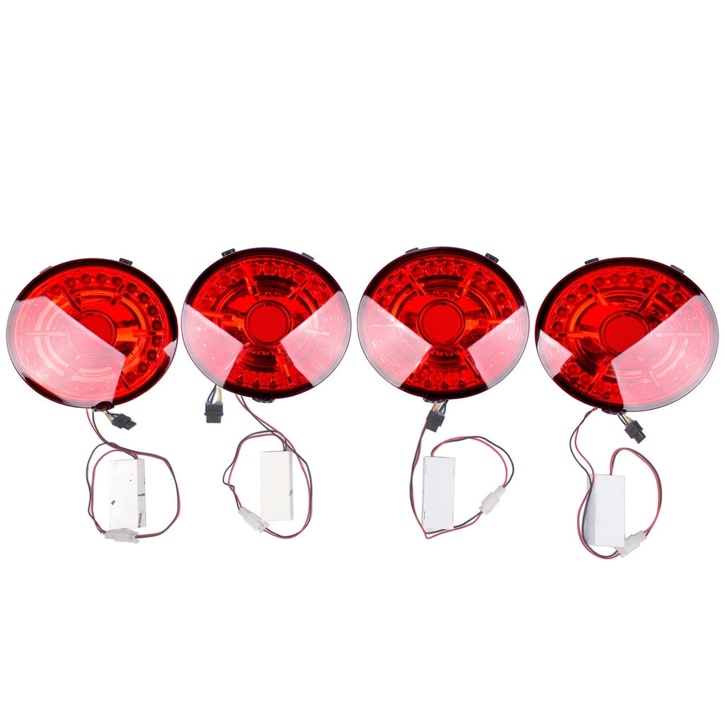 Set of 4 LED Brake Tail Lights for Chevy Corvette C6 (2005–2013)