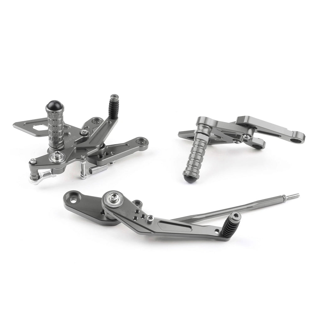 Adjustable Rearsets Foot Rest Pegs for Honda CBR500R CB500F (2016–2017) TI #3