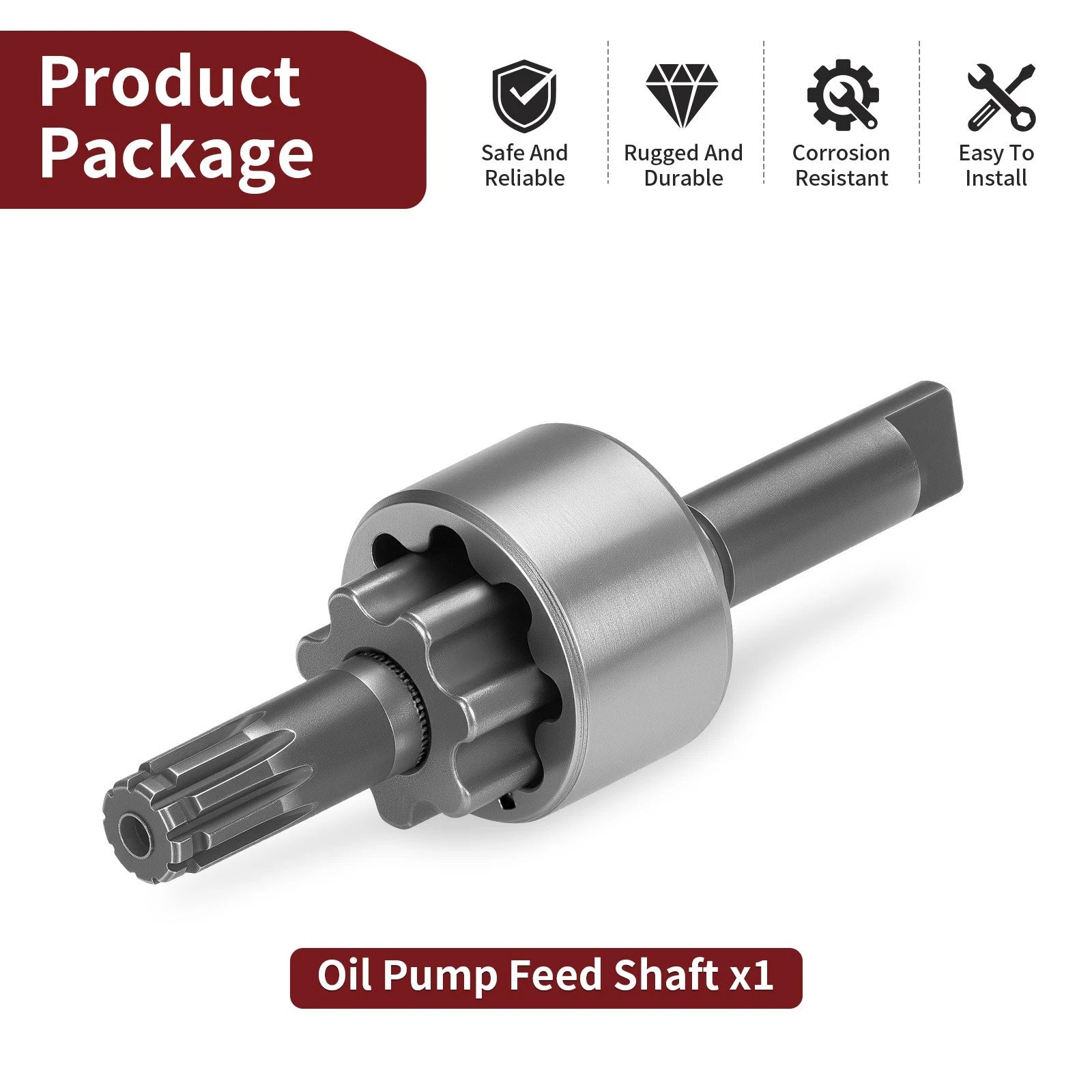 Oil Pump Feed Shaft Assembly for Kawasaki KFX450R (2008–2014) 13234-0029