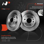 Front Disc Brake Rotors for Chevrolet Traverse (2009–2017) GMC Acadia Buick