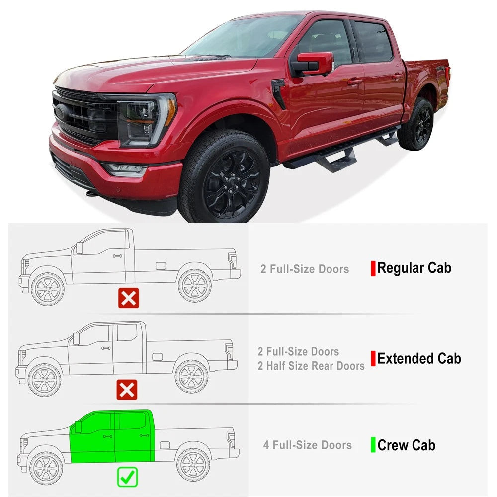 Drop Steps for Ford F150 SuperCrew (2015-2026)