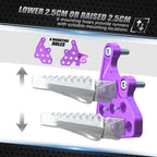 Foot Peg Rests Support Bracket for Surron Light Bee X S L1E (2019–2023)