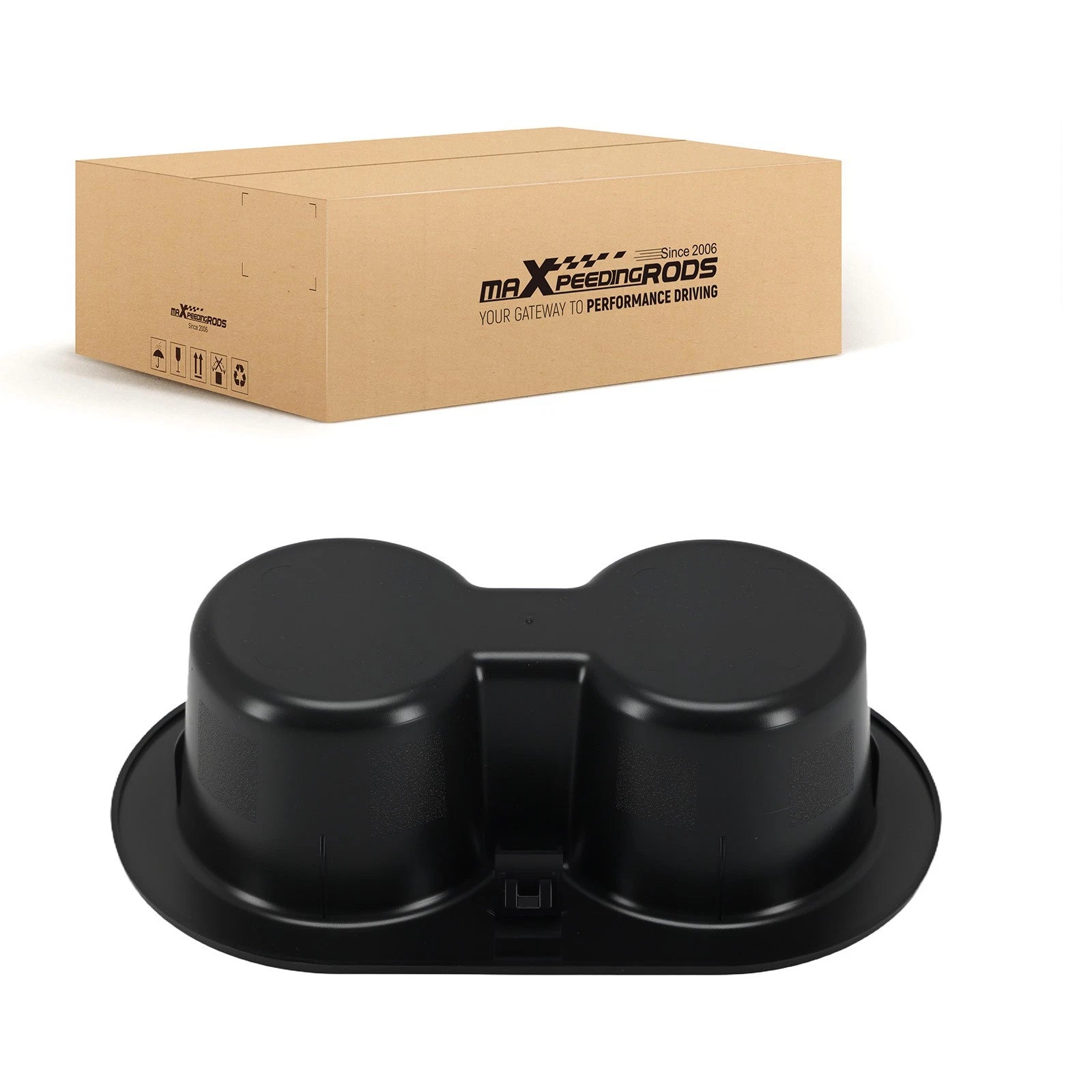 Dual Cup Holder Console for Dodge RAM 1500 2500 3500 (2002–2016) 5HD65DX9AC