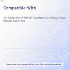 Side Molding Kit 10 Piece 1.5 Inch for 2015–2024 Ford F-150 Regular Cab