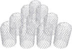 10 Pack Gutter Guards for Leaf Protection (Aluminum, 3")