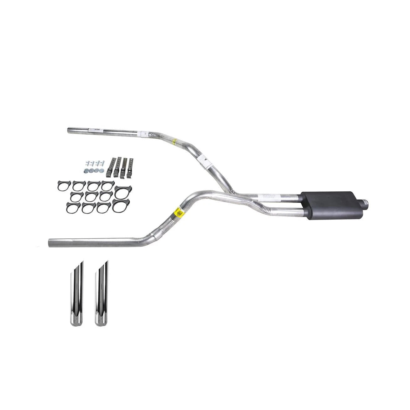 Dual Exhaust Pipe with Flowsound Muffler for S10/S15 (1983-1994)