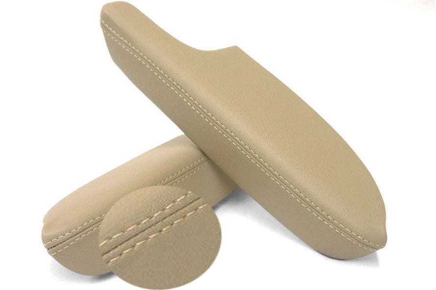 Front Left Door Panel Armrest Cover for Acura TSX (2009–2014) - Beige Leather