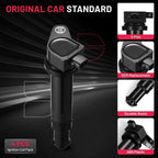 4X Ignition Coil Set for Kia Rio5 2006–2011, Rondo 2009, C1543