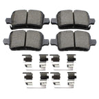 Set of 4 Akebono ProACT Rear Ceramic Brake Pads for LaCrosse Volt Cruze Malibu Terrain (2010–2023)