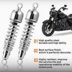 Heavy Duty 13" Rear Shocks for Harley Sportster Iron 883 1200 (1982–2023)