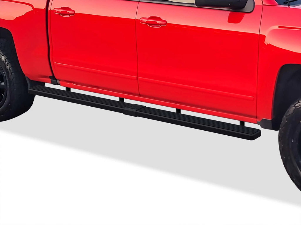 5in Wheel to Wheel Running Boards for Silverado Sierra Crew Cab (2007–2018)