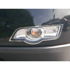 2pc Chrome Front Foglight Surrounds for 2009-2012 Chevy Traverse