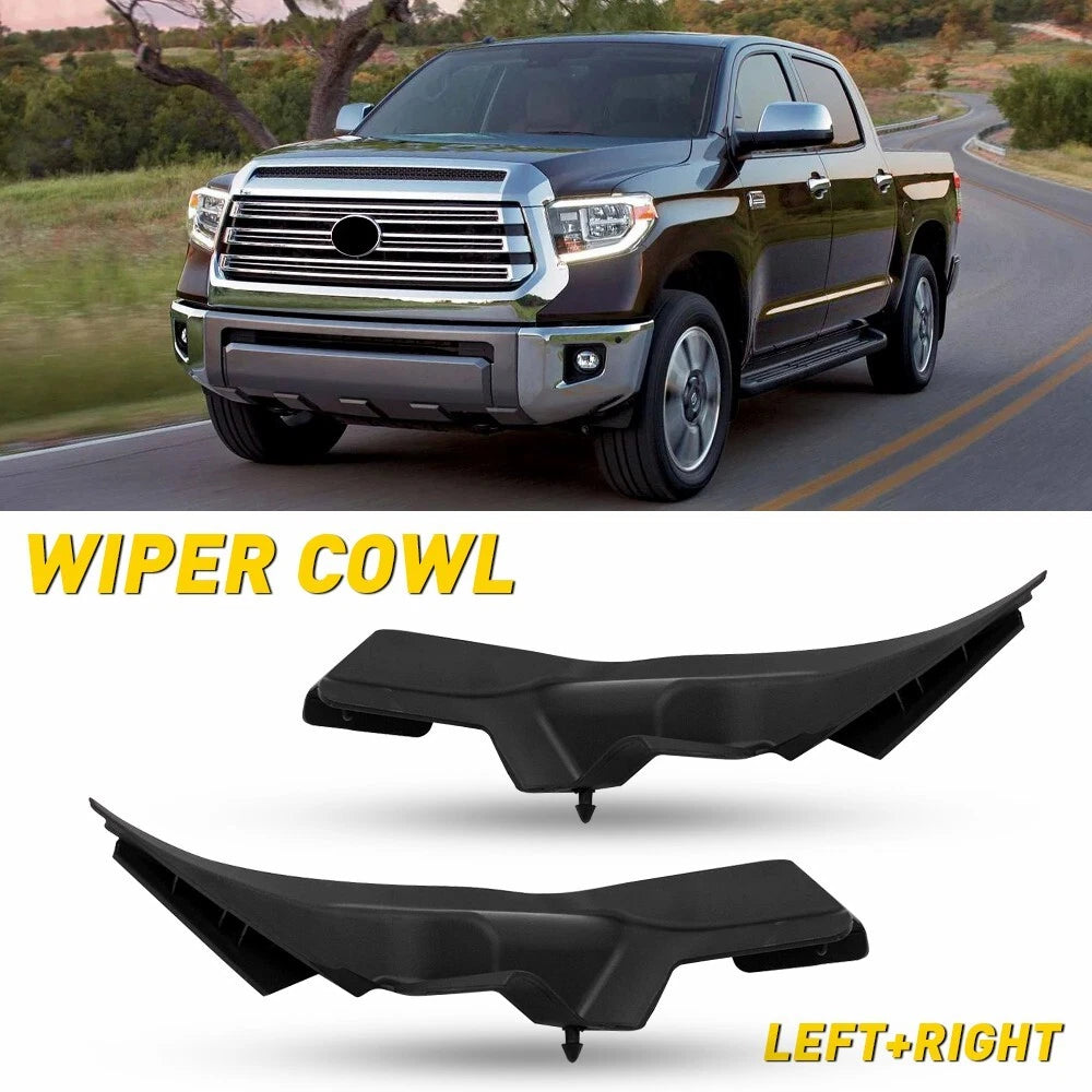 Set of 2 Windshield Wiper Cowl Accessories for Toyota Tundra (2014–2021)