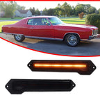 Smoke Lens LED Front Side Marker Indicator Light for Chevrolet Monte Carlo (1970–1972)