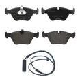 Set of 4 Low-Met Front Brake Pads with Wear Sensor for BMW E39 528i (1997)