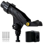 Kayak Rod Holder with Locking Mechanism for Rail Mount (Large)
