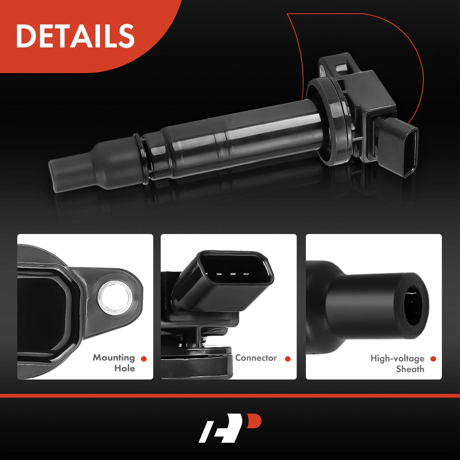 4x Ignition Coil for Toyota Camry Corolla Tacoma 4Runner Matrix Scion (2010–2019)