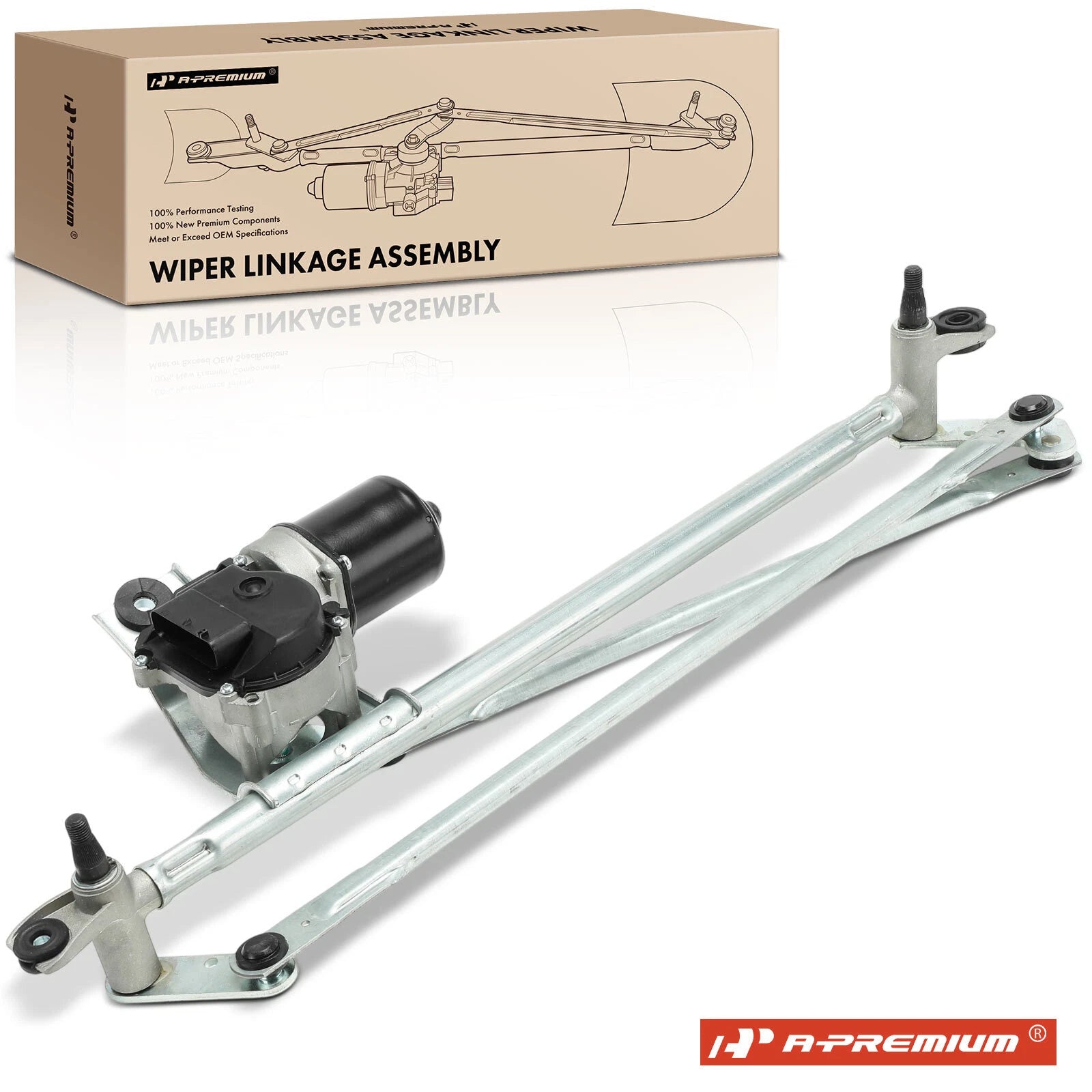 Front Wiper Motor & Linkage Assembly for Mazda Tribute (2007–2012)