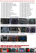 7'' Car Stereo GPS Navigation for GMC Chevrolet Cadillac Hummer (2003-2006)