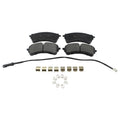 Set of 4 Akebono Severe Duty Rear Ceramic Disc Brake Pads for Ford Transit (2015–2023)