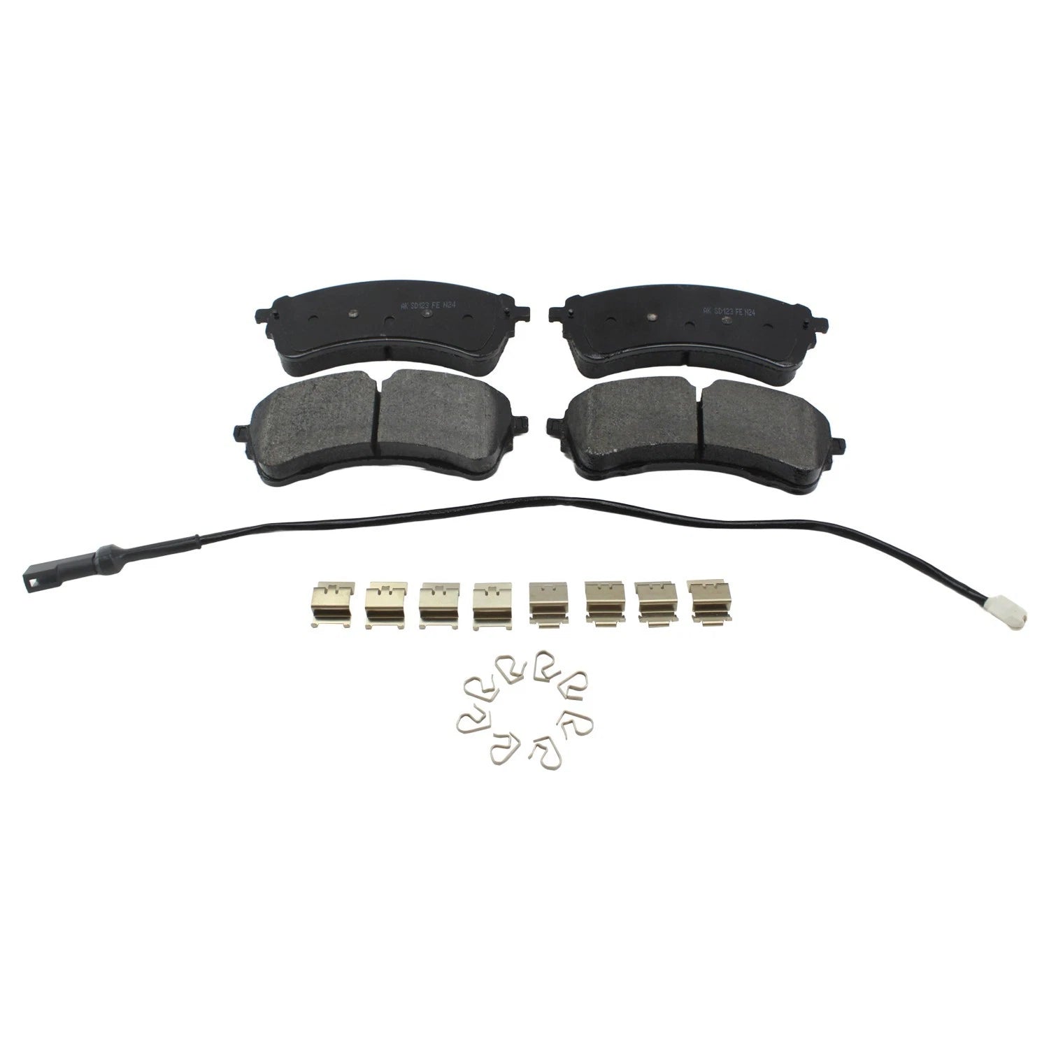 Set of 4 Akebono Severe Duty Rear Ceramic Disc Brake Pads for Ford Transit (2015–2023)