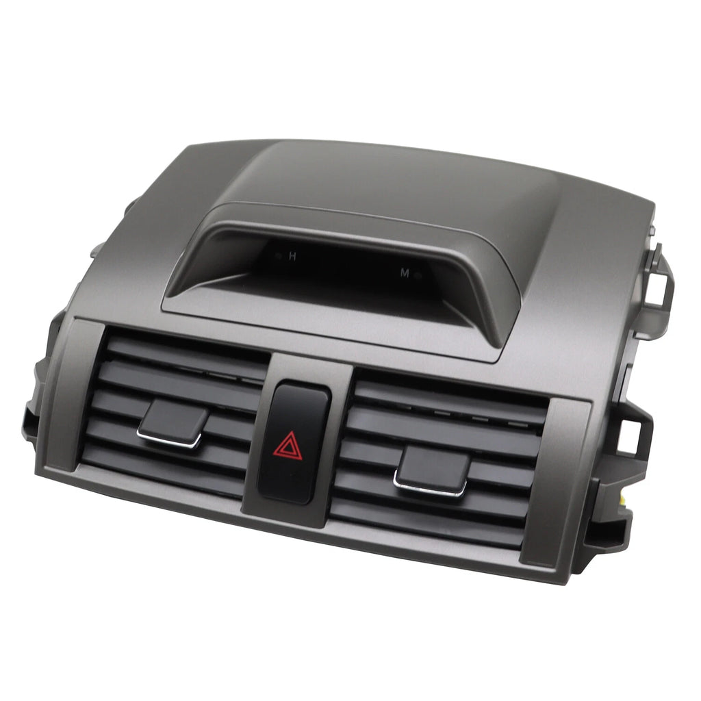 Center Dash A/C Outlet Air Vent Panel with Clock for Toyota Corolla (2009–2013)