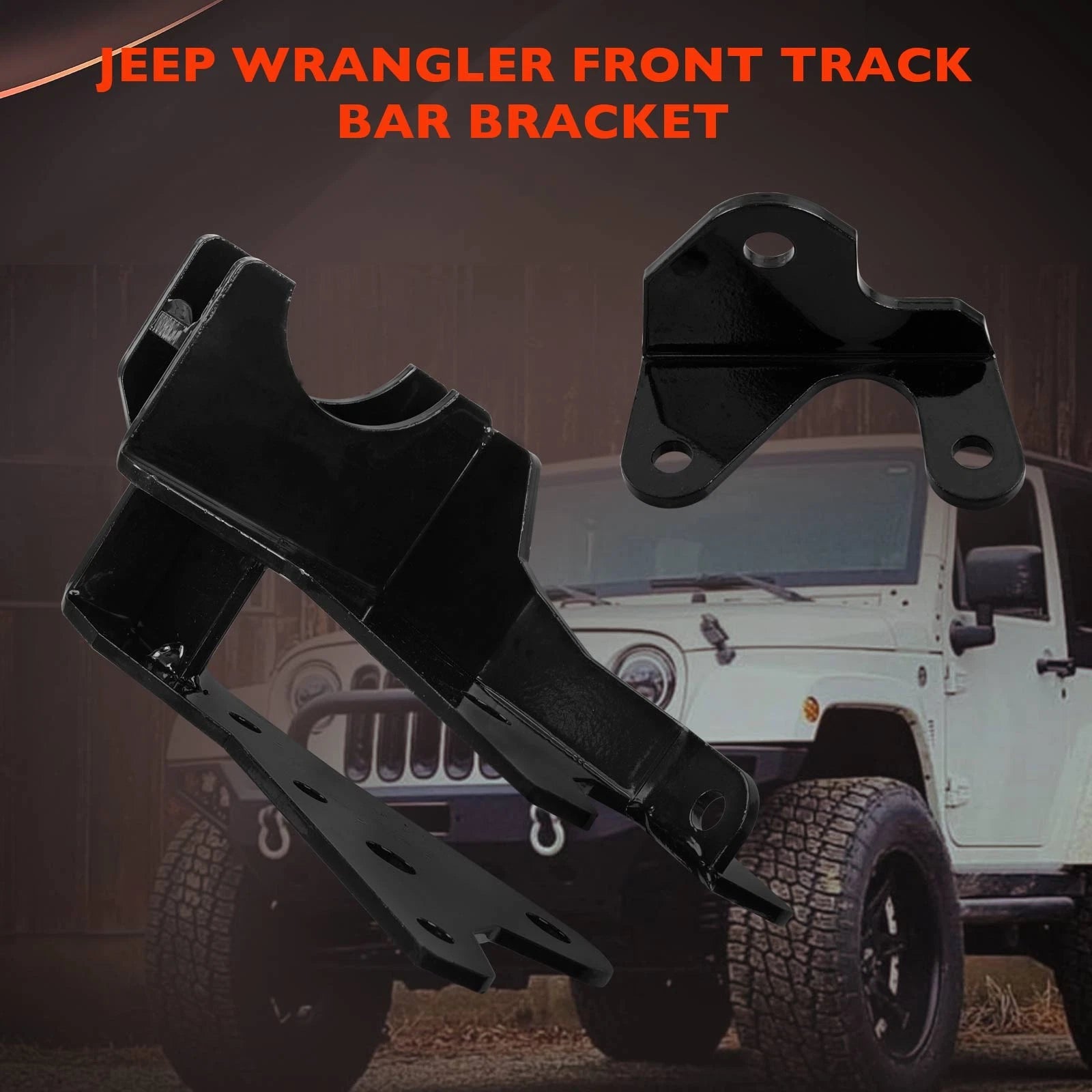 Front Track Bar Relocation Bracket for Jeep JK Wrangler (2007-2018)