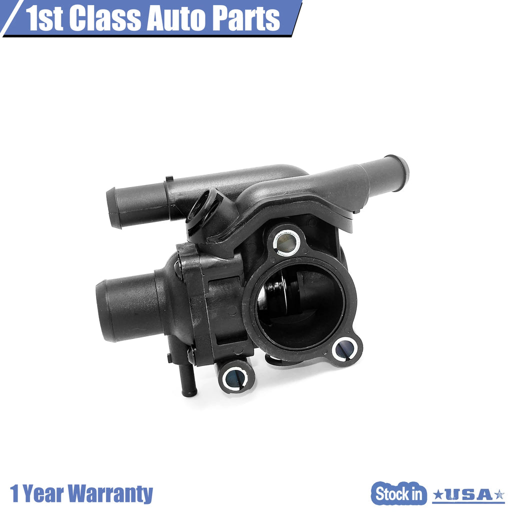 Engine Coolant Thermostat with Water Outlet Housing for Ford Focus (2000–2004)