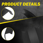 3X Inner Handle Door Panel Pull Trim Cover Black for BMW X3 X4 (2010–2017)