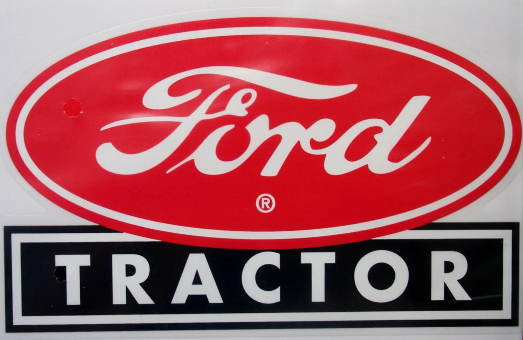 Set of 2 Rear Window Graphics Stickers for Ford Tractor (Farm Script)