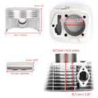 65.5mm Cylinder Piston Kit for Honda CRF230F (2003–2019), CRF230L (2008–2009) 12100-KFB-000