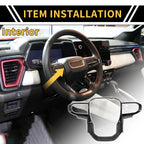 Steering Wheel Cover Trim for Chevy Colorado (2023–2024) Carbon Fiber