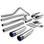 3.5" Catback Exhaust System Dual Muffler Burnt Tip for Ford F-150 (2004–2008)