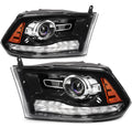 Halogen Headlights Pair for Ram 2500 3500 Dodge Ram 1500 (2009–2018)
